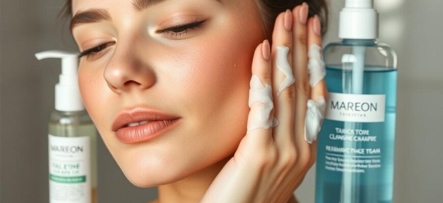 Очищение кожи тоники и пенки для умывания